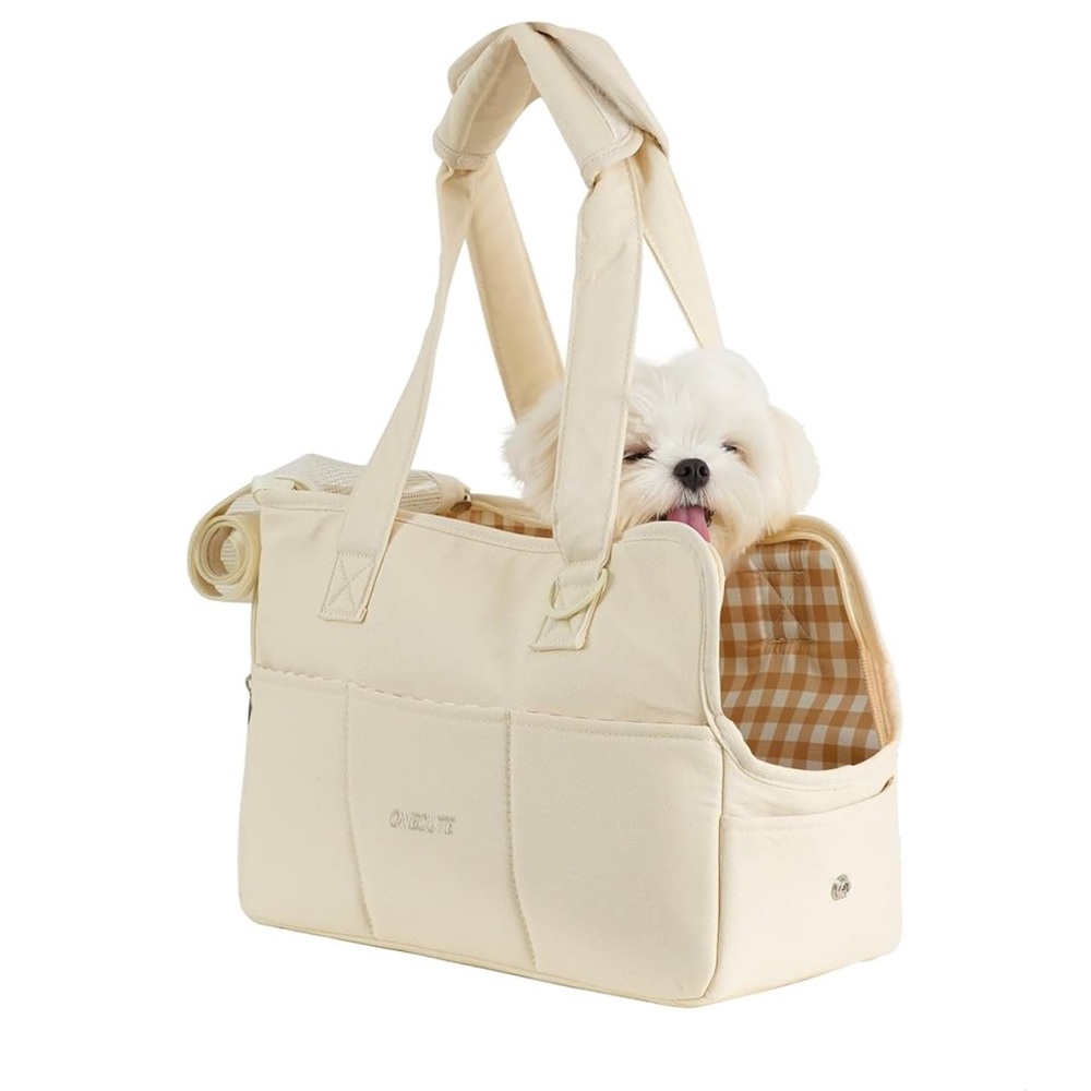 Onecute soft sided pet purse carrier for very small dogs/pets NEW with tags